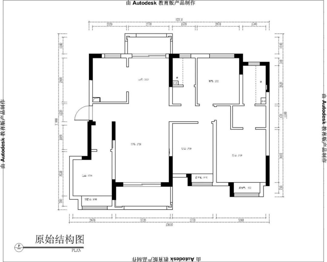 張桐瑋_紅牛設計--電建洺悅府130㎡北歐風格02戶型分析