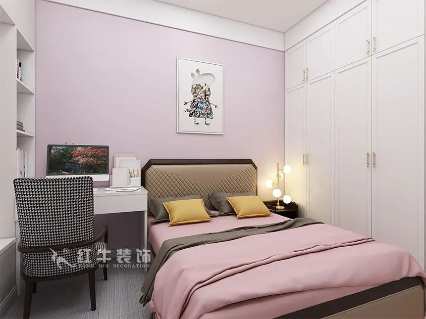140㎡四房改三房，改善型住宅就要這樣設(shè)計(jì)?。ú坛申籣泊云間140㎡現(xiàn)代輕奢風(fēng)格_4室2廳2衛(wèi)_新房裝修_半包￥106935）12