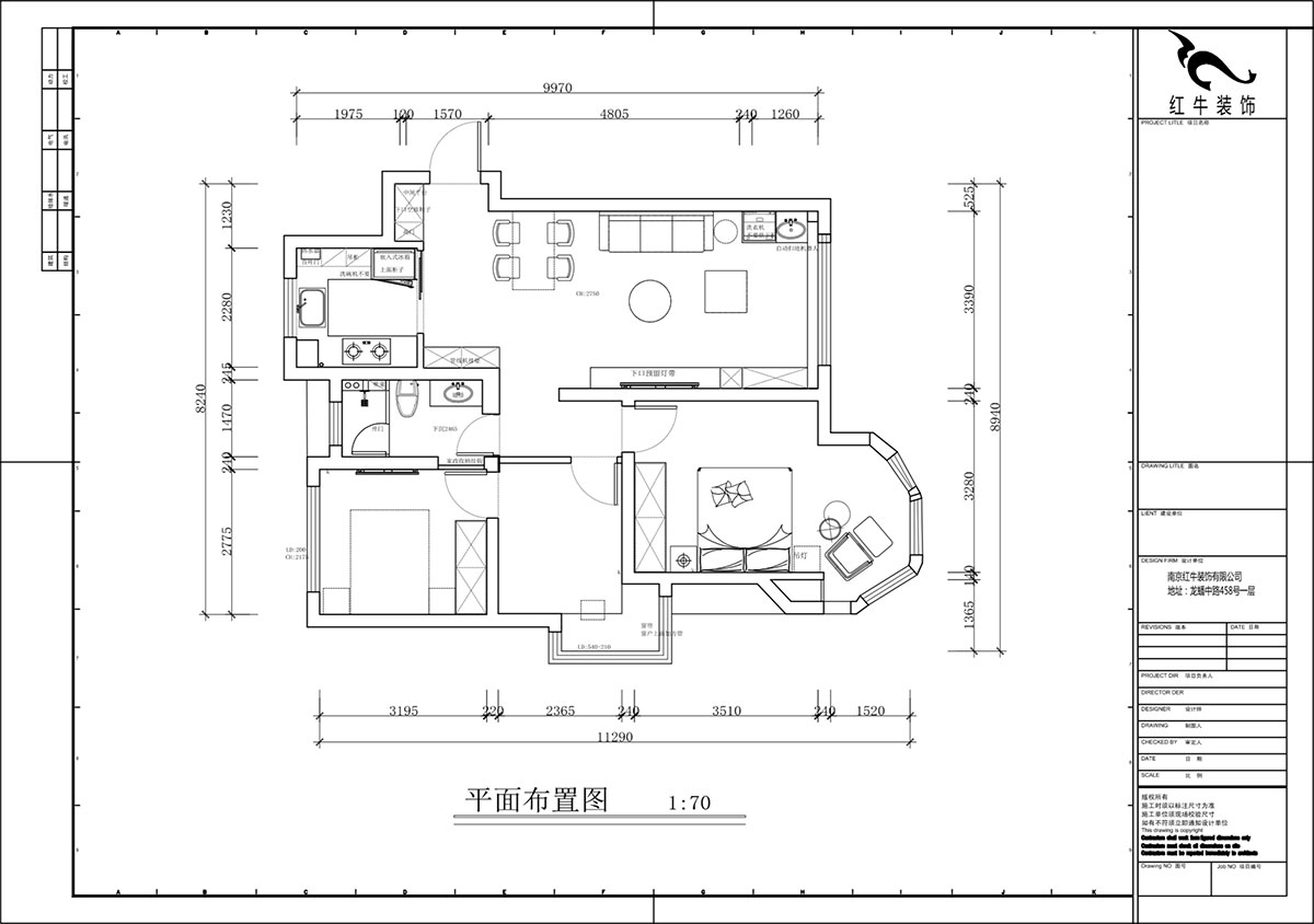 蔣?。心鲜兰o雅苑二期4-504-93㎡-現(xiàn)代簡約風(fēng)格｜3室1廳1衛(wèi)｜毛坯房裝修｜定制家｜全包12萬｜00_02平面布置圖