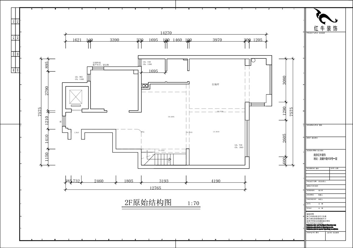 蔣?。┥紧斈芷咛栐?-205-280㎡-現(xiàn)代簡約風(fēng)格｜復(fù)式｜4室2廳3衛(wèi)｜毛坯裝修｜定制家｜全包40萬｜00_01一層原始結(jié)構(gòu)圖